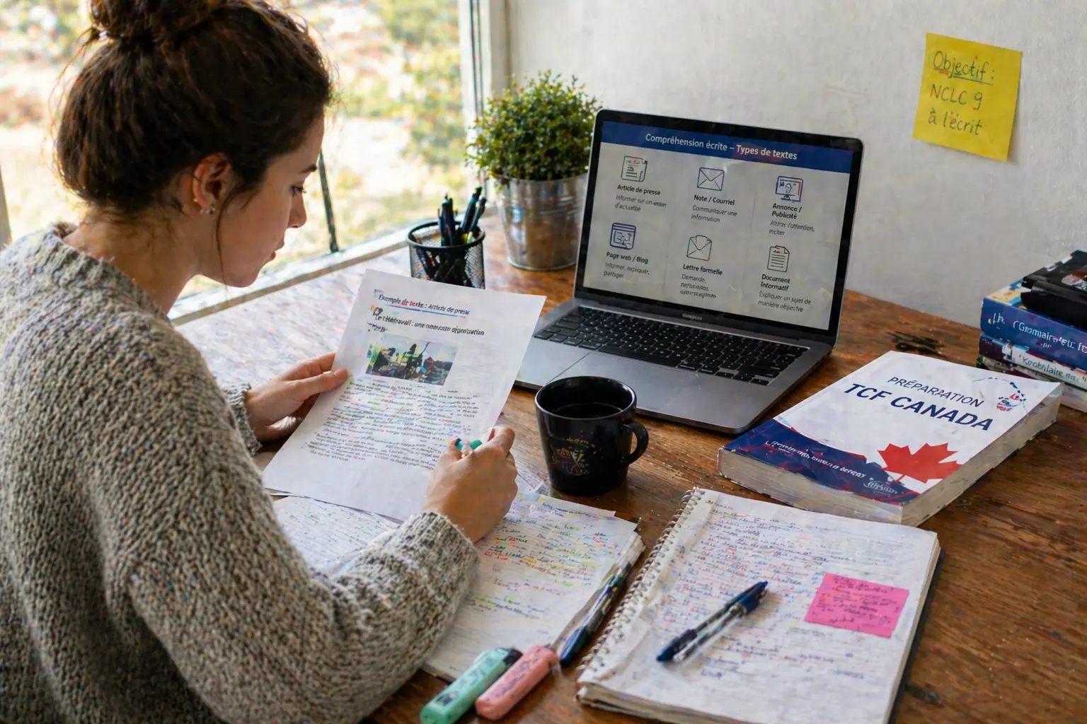 Décoder les Types de Textes TCF Canada : Guide Analytique pour les 6-8 Documents de la Compréhension Écrite