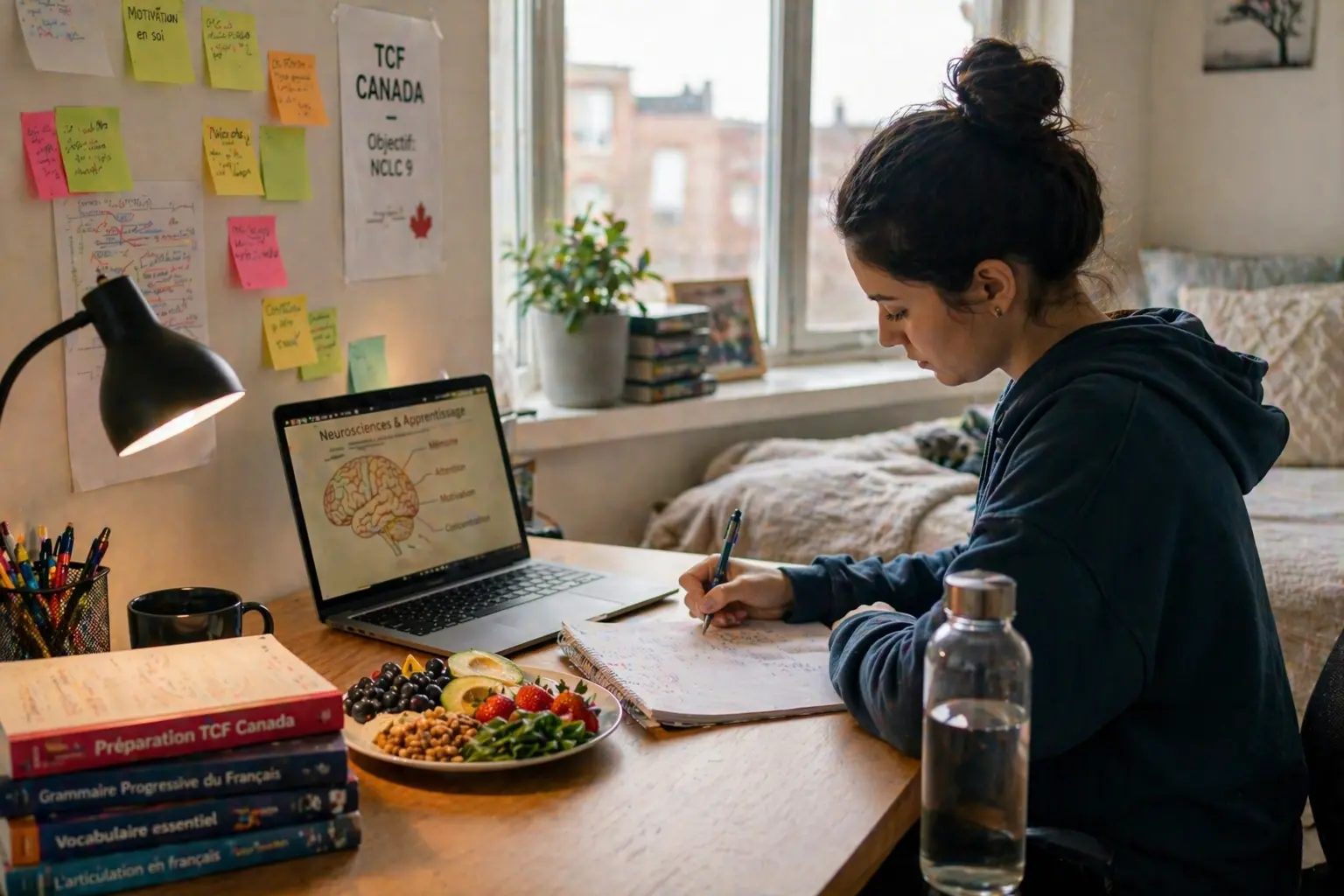 Optimisation Cognitive pour le TCF Canada : Alimentation, Sommeil et Neurosciences au Service de Votre Préparation