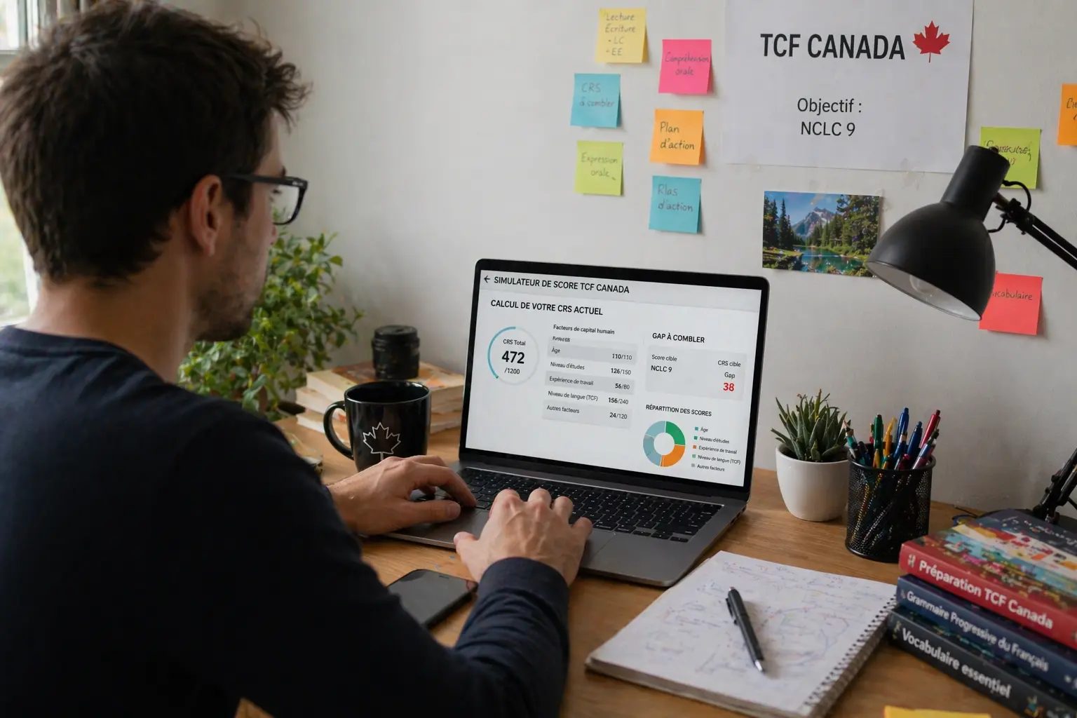Simulateur de Score TCF Canada : Comment Calculer Votre CRS Actuel et Identifier le Gap à Combler