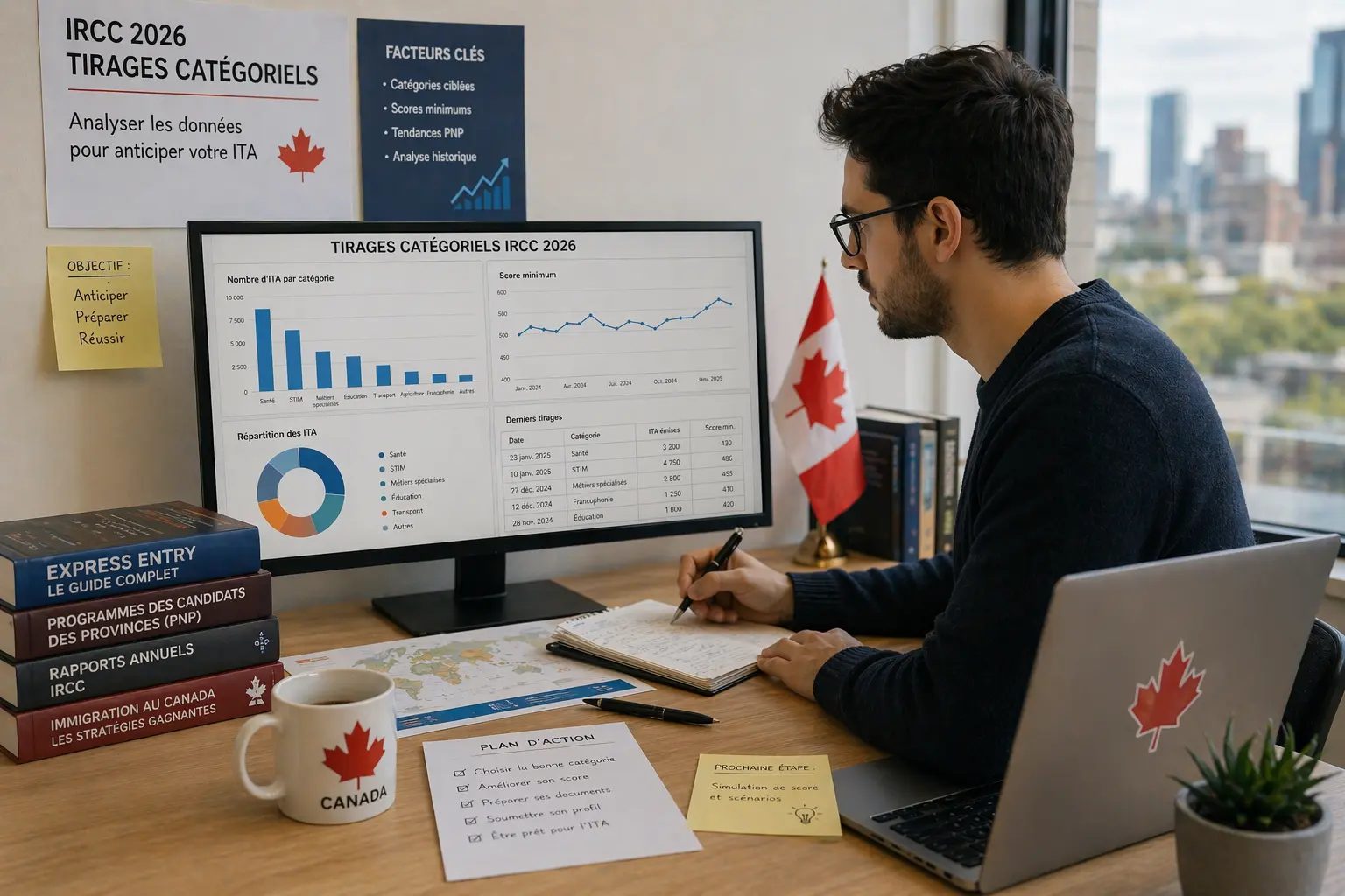 TCF Canada et Tirages Catégoriels IRCC 2026 : Analyser les Données pour Anticiper votre ITA