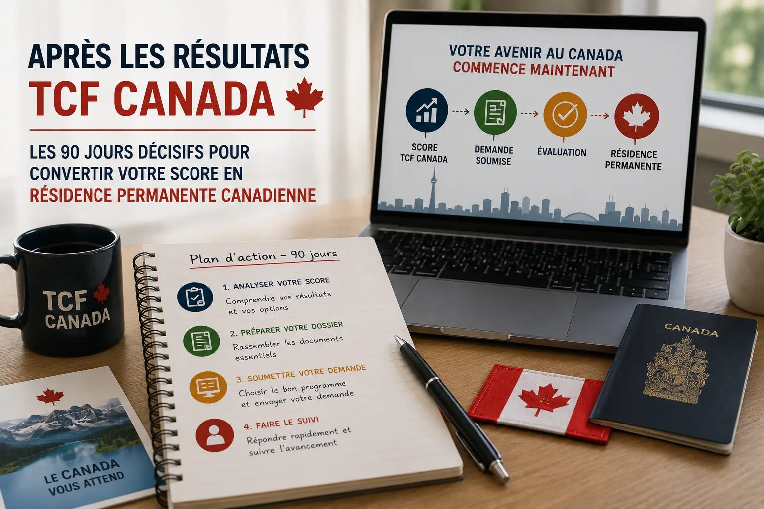 Après les Résultats TCF Canada : Les 90 Jours Décisifs pour Convertir Votre Score en Résidence Permanente Canadienne