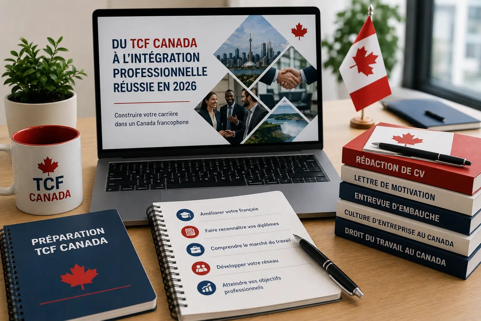Du TCF Canada à l'Intégration Professionnelle Réussie en 2026 : Guide Complet pour Construire votre Carrière dans un Canada Francophone