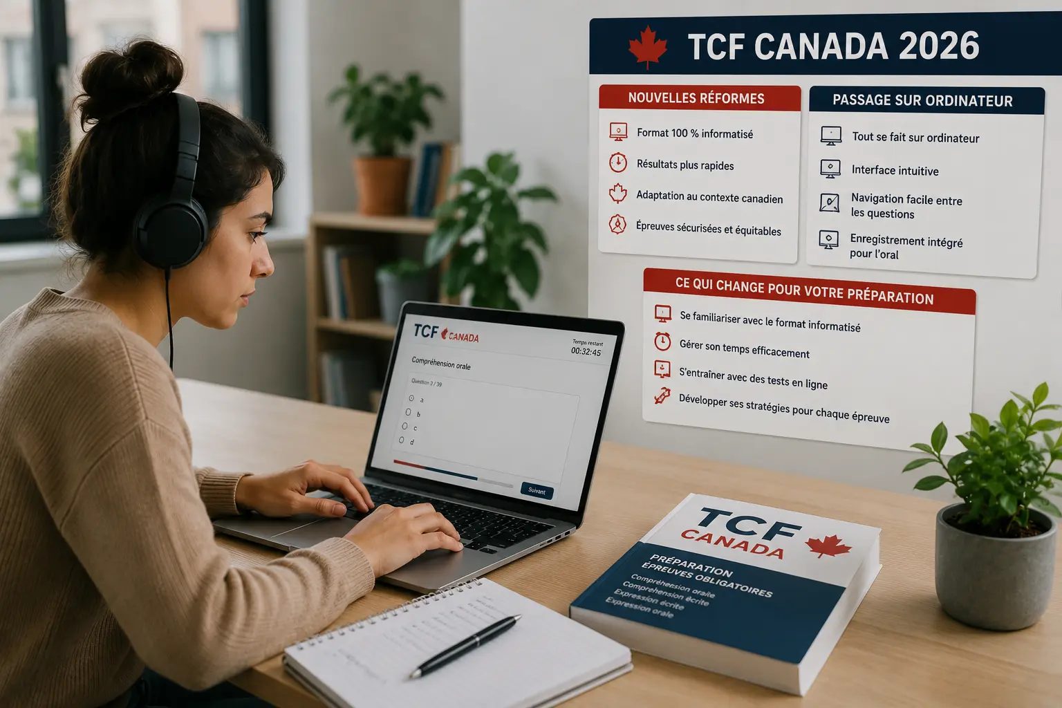 TCF Canada 2026 : Les Nouvelles Réformes, le Passage sur Ordinateur et Ce qui Change pour Votre Préparation
